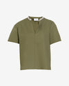 aubrey-top-olive-green-short-sleeve-poplin-embellished-v-neck
