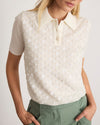 camilla-knit-top-cream-short-sleeve-embellished-collared-polo