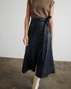womens-hudley-black-anthracite-vegan-leather-slit-midi-belted-skirt