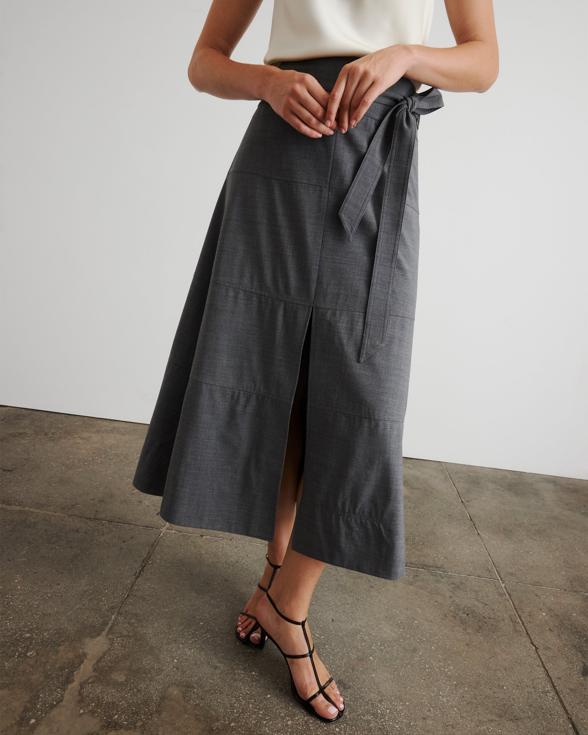 womens-hudson-heather-midi-belted-work-wear-grey-skirt