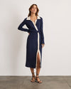 ellicot-dress-maritime-blue- cotton-polo-midi-collared-french-knot-long-sleeve