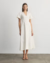 midi-renzo-dress-chalk-v-neck-short-sleeve