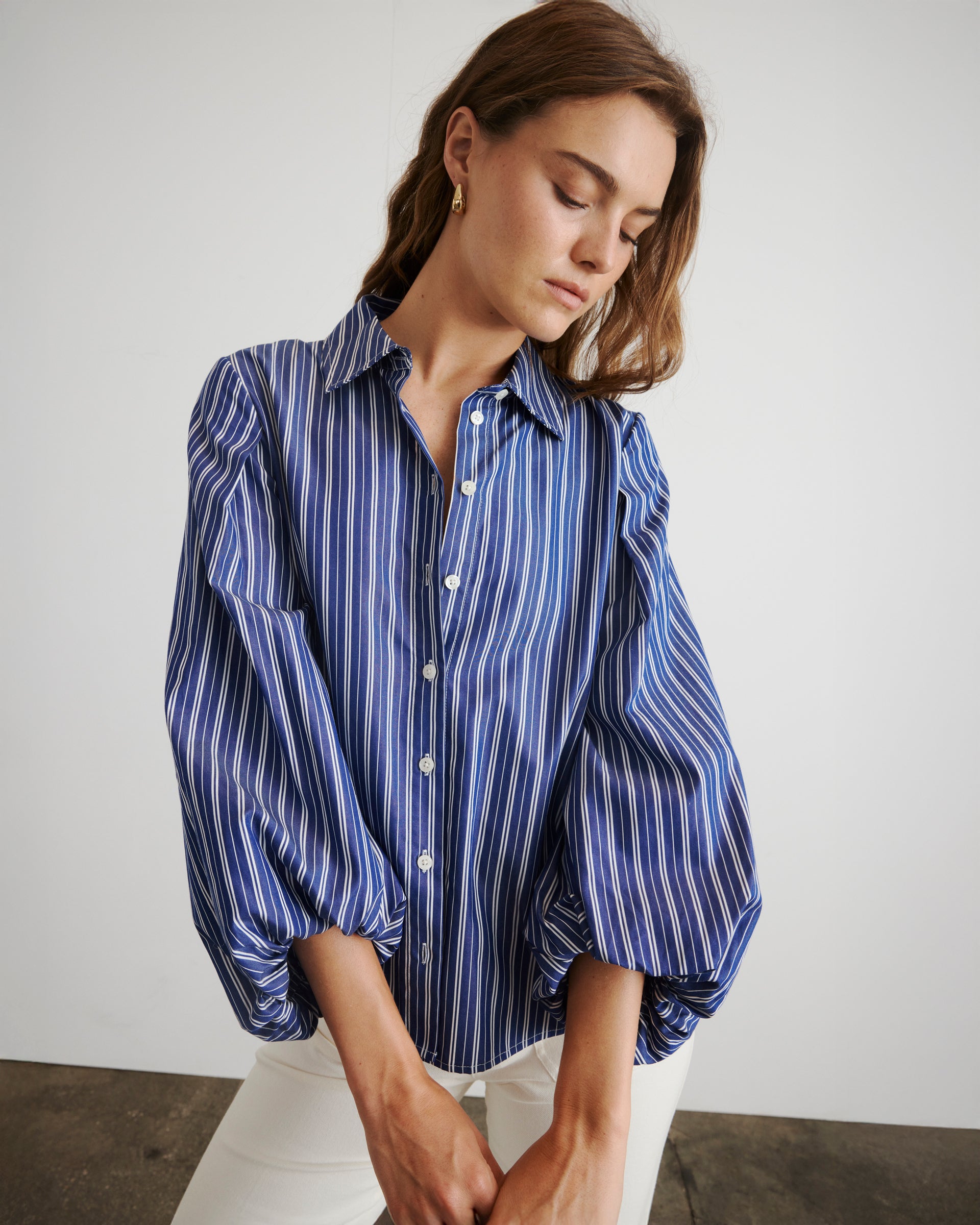 marina-stripe-top-navy-blue-button-up-collared-workwear