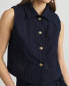parton-top-classic-navy-pinstripe-vest-collared-sleeveless